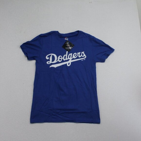 Majestic Men Blue Tee Shirt Los Angeles Dodgers Men 99 Ryu Size Small - Picture 1 of 10